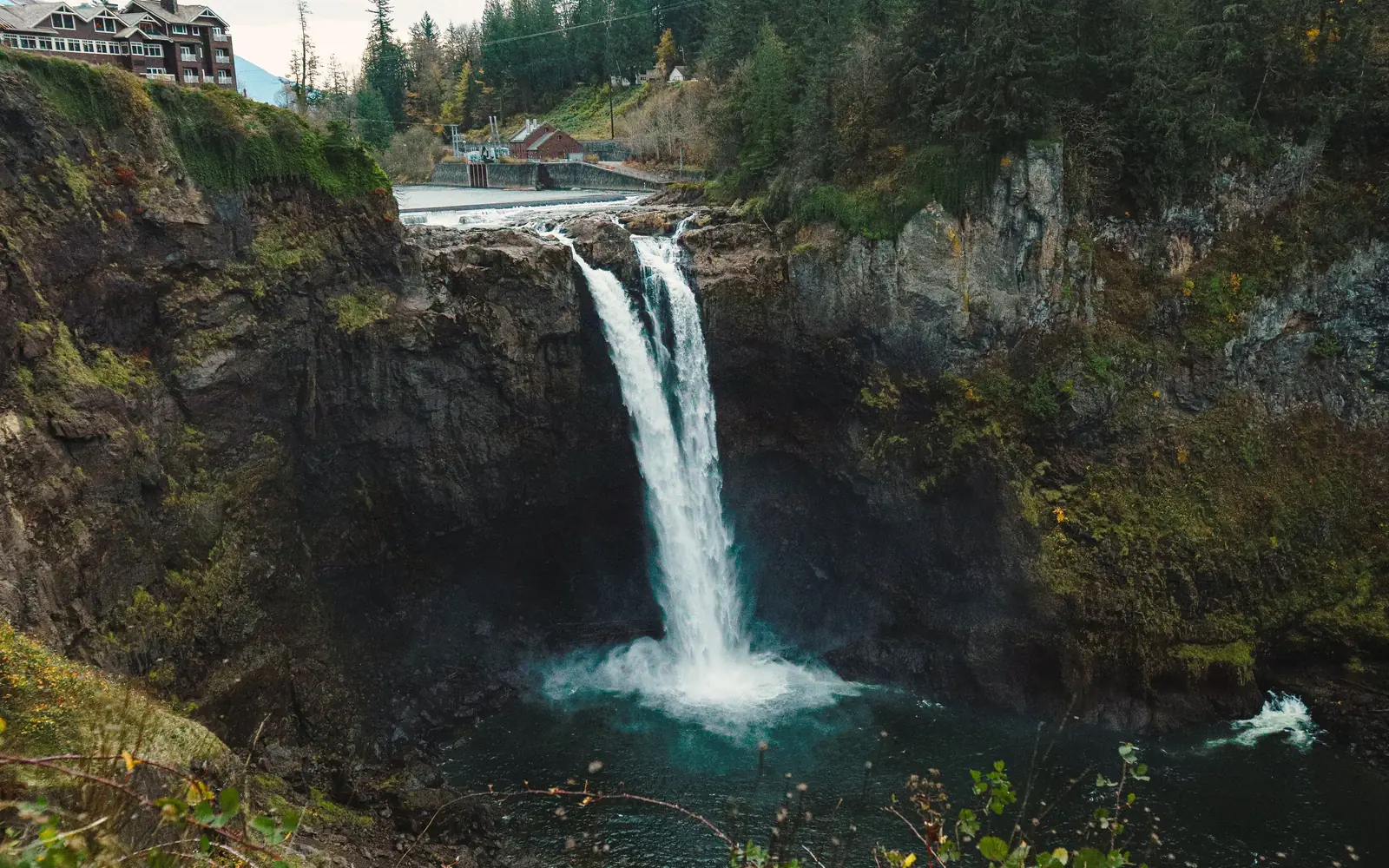 Snoqualmie Falls, east of Issaquah